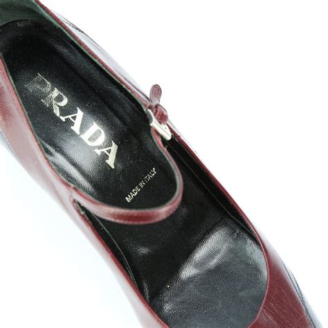 Prada Vero Cuoio Rare Vintage Women Shoes (Made in Italy) 